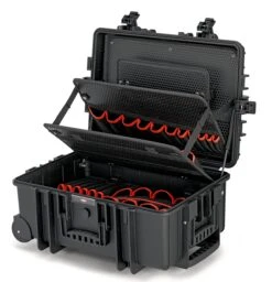 Knipex 00 21 37 LE "Robust45 Move" Empty Professional Fly Case Mobile Plastic Tool Box