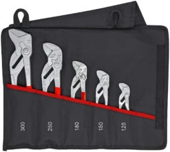 Knipex 00 19 55 S4 LE 5 Pocket Empty Fabric Tool Roll For Waterpump Pliers -Stahlwille Shop 001955S4 03 3