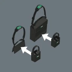 Wera 004353 2go 4 Tool Quiver Tote With Adjustable Partition -Stahlwille Shop 004353 2