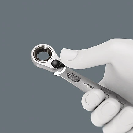 Wera 020072 Joker Switch Open Ended Ratcheting Combination Spanner - 17mm 4 Wera 020072 Joker Switch Open Ended Ratcheting Combination Spanner - 17mm - Image 2