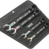 Wera 020090 JOKER Switch 4 Piece Reversible Ratchet Spanner Set 10-19mm -Stahlwille Shop 020090