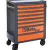 Beta RSC24/8 8 Drawer Mobile Roller Cabinet Orange With Grey Sides -Stahlwille Shop 024004081