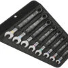 Wera 020241 JOKER 8 Set 1 6003 8 Piece Imperial Ring Combination Spanner Set 5/16-3/4" AF -Stahlwille Shop 05020241001