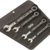 Wera 073295 Joker 4 Piece Ratcheting Combination Spanner Set 7/16-3/4″ AF