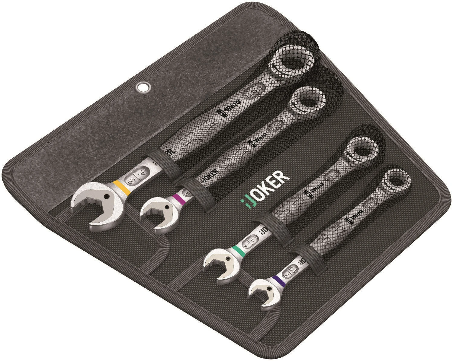 Wera 073295 Joker 4 Piece Ratcheting Combination Spanner Set 7/16-3/4″ AF 3 Wera 073295 Joker 4 Piece Ratcheting Combination Spanner Set 7/16-3/4″ AF