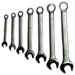 King Dick TKC7M 7 Piece Metric Combination Spanner Set 10-19mm
