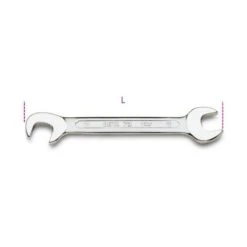 Beta 73 Metric Midget Wrench Spanner Open Ends At 15 &amp; 75 Degrees 14mm