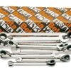 Beta 142AS/8 8 Piece Imperial Reversible Ratchet Spanner Wrench Set 5/16"-3/4" AF -Stahlwille Shop 142AS 8