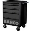 Bahco 1472K5BLACK E72 5 Drawer 26" Mobile Roller Cabinet Black