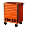 Bahco 1472K7 E72 7 Drawer 26" Mobile Roller Cabinet Orange 2 Bahco 1472K7 E72 7 Drawer 26" Mobile Roller Cabinet Orange -Stahlwille Shop 1472K7