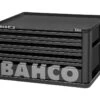 Bahco 1482K4BLACK E82 4 Drawer Top Chest Tool Box For E72 Roll Cabs - Black