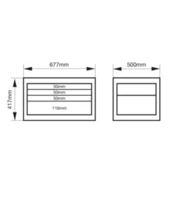 Bahco 1485K4 C85 Classic 4 Drawer Top Chest Orange -Stahlwille Shop 1485k4DIMS