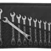 Stahlwille 17F/12 12 Piece Flat Ratchet Combination Spanner Set 8-19mm