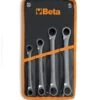 Beta 195AS/B4 4 Piece Imperial Flat Double Ratchet Ring Spanner Set 5/16-3/4" AF -Stahlwille Shop 195AS B4