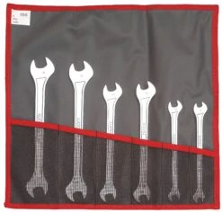 Facom 31.JE6T Low-Profile (Thin) Metric Open End Wrench Set