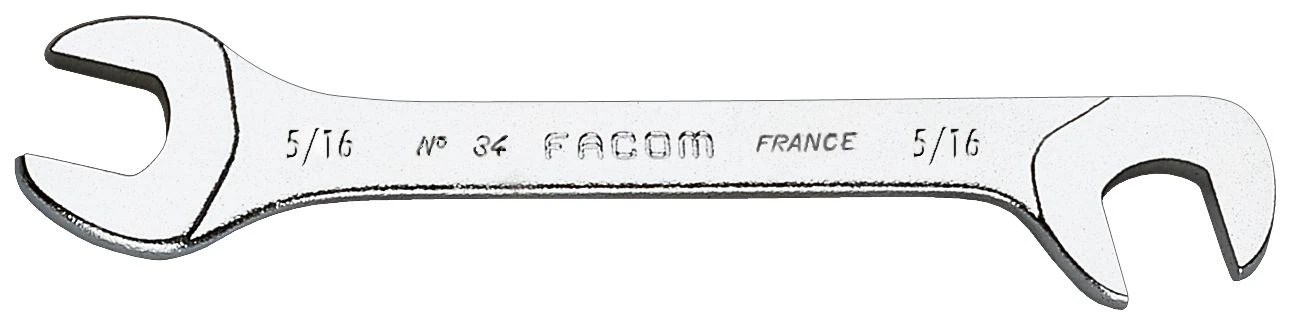Facom 34.16-16mm Midget Wrench With Open Ends AT 15 And 75 Degrees 3 Facom 34.16-16mm Midget Wrench With Open Ends AT 15 And 75 Degrees