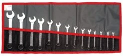 Facom 39.JU14T Short Imperial Combination Spanner Wrench Set 1/8-11/16 AF