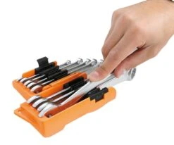Beta 42N/SC9i 9 Piece Metric Combination Spanner Set Supplied In Storage Clip 8-19mm -Stahlwille Shop 42 SC9I