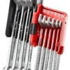 Facom 440.JP10 10 Piece 440 Series Metric Combination Spanner Wrench Set 8-19mm In Storage Clip -Stahlwille Shop 440.JP10 OPEN