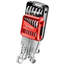 Facom 440.JP14 14 Piece 440 Series Metric Combination Spanner Wrench Set 7-24mm