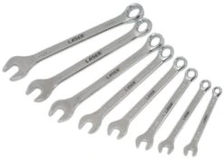 Laser 4446 8 Piece Whitworth Combination Spanner Set 1/8-9/16" WW