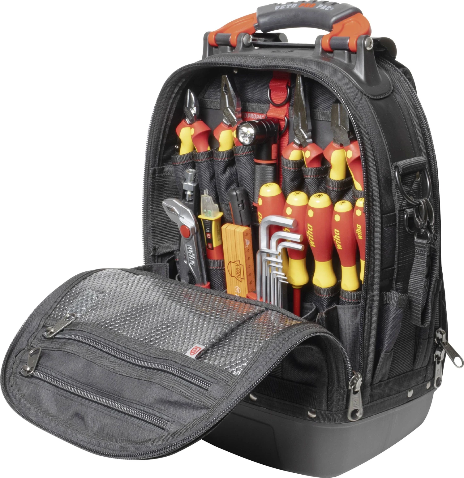 Wiha 45153 Veto Pro Pac Tool Backpack Set L Electric 26 Piece VDE Tool Kit 3 Wiha 45153 Veto Pro Pac Tool Backpack Set L Electric 26 Piece VDE Tool Kit
