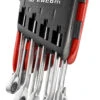 Facom 467.JPU8 Ratcheting Combination Spanner Set 5/16" - 3/4" AF