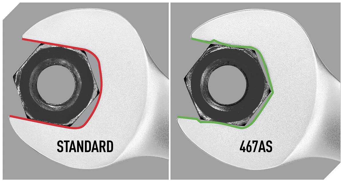 Facom 467AS.11 Metric Anti-Slip Ratcheting Combination Spanner 11mm 7 Facom 467AS.11 Metric Anti-Slip Ratcheting Combination Spanner 11mm - Image 5