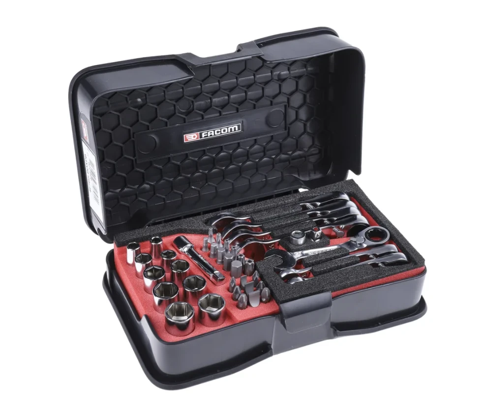 Facom 467BS.BOX Ultra Compact Ratchet Spanner, Socket And Bit Set 4 Facom 467BS.BOX Ultra Compact Ratchet Spanner, Socket And Bit Set - Image 2