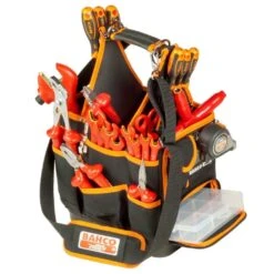 Bahco 4750FB3-12 Electricians/Plumbers Tool Tote Storage Bag Holder 12" -Stahlwille Shop 4750FB3 12 3