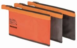 Bahco 4750FB7-02 3 Pocket Storage Zipper Pouch Bag Case - Large