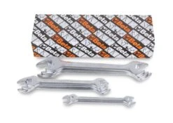 Beta 55/S8 8 Piece Metric Double Open End Spanner Wrench Set 6-22mm