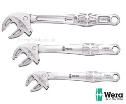 Wera JOKER 6004 3 Piece Self-Setting Adjustable Spanner Set S, L & XXL (10-32mm)