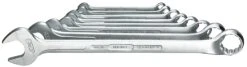 Gedore 1 B-08A 8 Piece Imperial Combination Spanner Wrench Set 3/8-1" AF