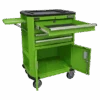 Sealey Tools AP980MTHV Tool Trolley With 4 Drawers, 2 Door Cupboard &amp; Shelf -Stahlwille Shop AP980MTHV OPEN DFC0110884