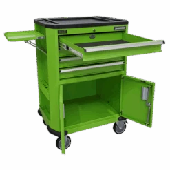 Sealey Tools AP980MTHV Tool Trolley With 4 Drawers, 2 Door Cupboard & Shelf