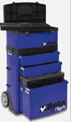 Beta C41H Two - Module Tool Trolley Cabinet - Blue -Stahlwille Shop C41H Blue bad pic