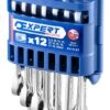 Expert By Facom E111137 12 Piece Metric Flat Ratcheting Combination Spanner Set 8-19mm -Stahlwille Shop E111137