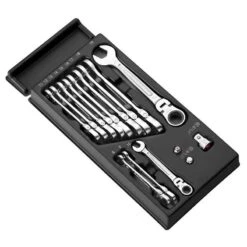 Facom MOD.467BFJ12 15 Piece Flexi Ratchet Spanner Module Set 8-19mm