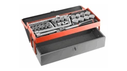Facom S.442EP 1/2" Drive 28 Piece Metric Socket Set In A Metal Tool Box