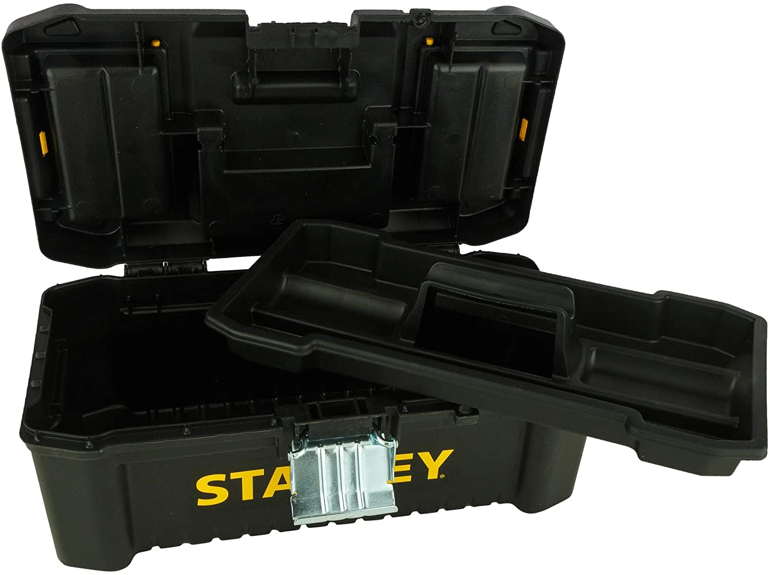 Stanley STST1-75515 Essential 12.5" Toolbox With Organiser Top, Metal Latch. Tool Box 7 Stanley STST1-75515 Essential 12.5" Toolbox With Organiser Top, Metal Latch. Tool Box - Image 5