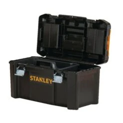 Stanley STST1-75521 Essential 19" Toolbox With Organiser Top, Metal Latches. Tool Box -Stahlwille Shop STST1 75521open