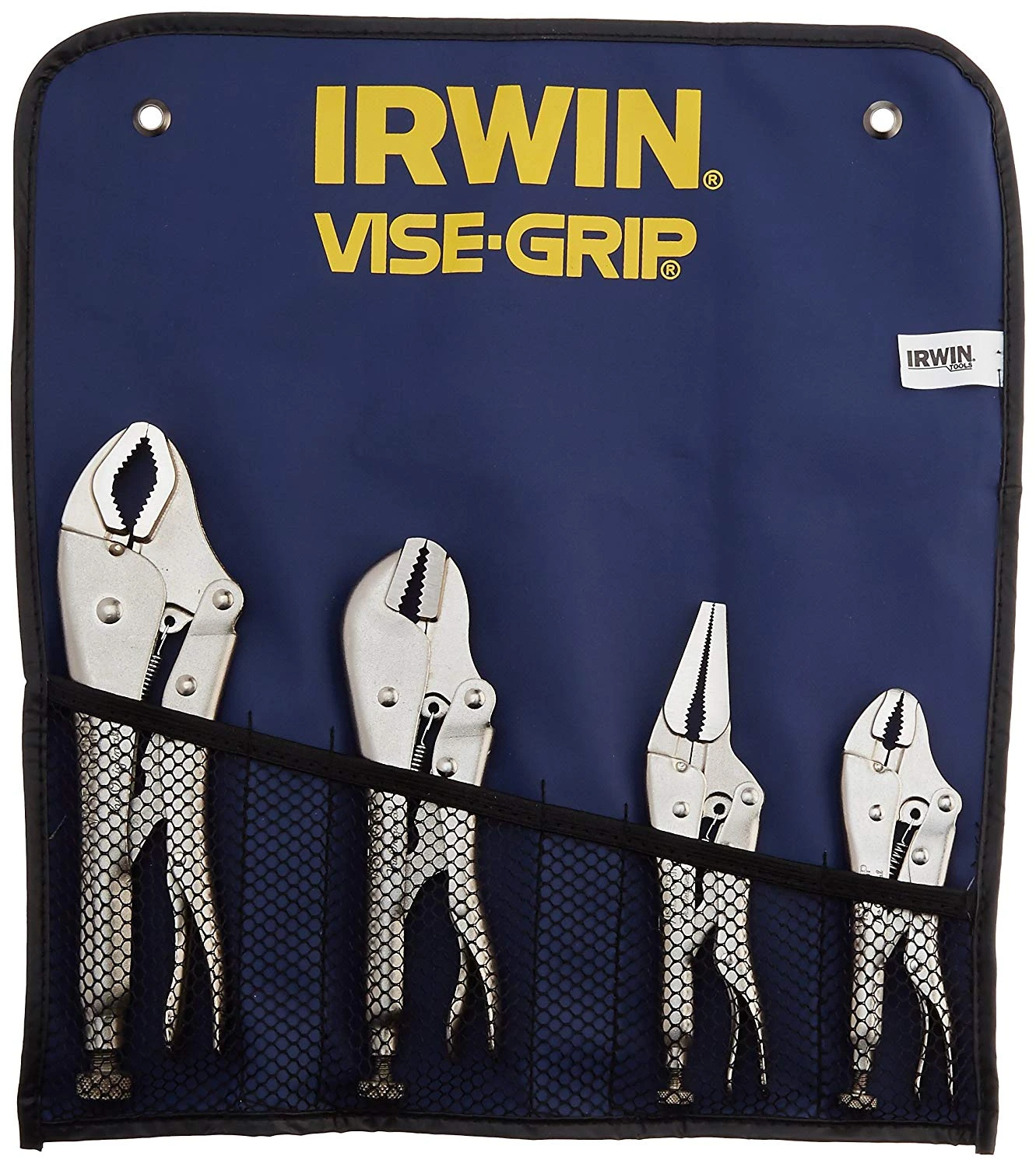 Irwin Vise-Grip T71 4 Piece Original Curved, Straight And Long Nose Locking Pliers Set In Kit Bag 3 Irwin Vise-Grip T71 4 Piece Original Curved, Straight And Long Nose Locking Pliers Set In Kit Bag