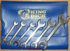 King Dick TKO760W Miniature Open End Spanner Set 0BA-10BA