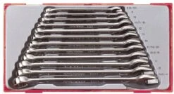 Teng TT1236 12 Piece Spanner Set 8-19mm In Toolbox Module Tray