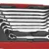 Teng TT6508RAF AF Ratcheting Combination Spanner Set In Tool Box Tray