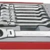 Teng TT6508RF Flexible Ratcheting Combination Spanner Set In Tool Box Tray 1 Teng TT6508RF Flexible Ratcheting Combination Spanner Set In Tool Box Tray -Stahlwille Shop TT6508RF