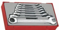 Teng TT6508RS 8 Piece Ratcheting Spanner Set