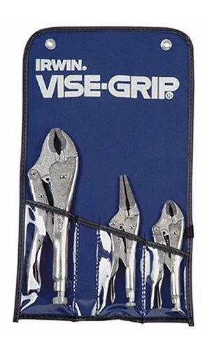 Irwin Vise-Grip TVG73 3 Piece Orginal Quick Release Curved And Long Nose Locking Jaw Pliers 4 Irwin Vise-Grip TVG73 3 Piece Orginal Quick Release Curved And Long Nose Locking Jaw Pliers - Image 2
